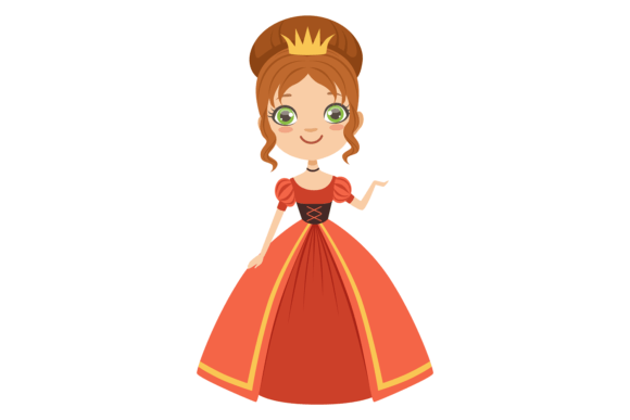 Download Fairytale Princess Character. Cartoon Ro - Premium Bundle