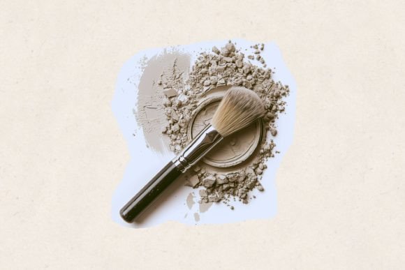 Download Jar with Face Beige Powder PNG - Powder Collection
