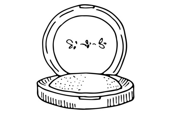 Download Blush or Powder Mirror Box. Face Makeup - Powder Collection