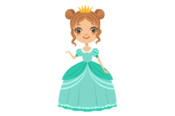Download Fairytale Princess. Cute Cartoon Girl in - Premium Bundle